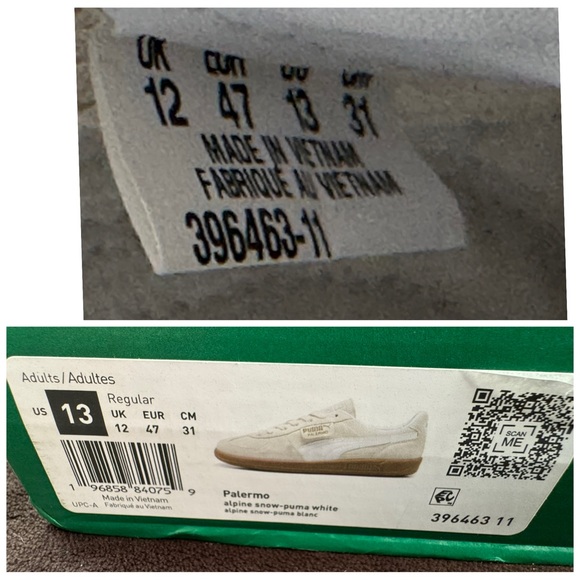 Puma Beige leather Sneakers size 13 - Picture 10 of 10